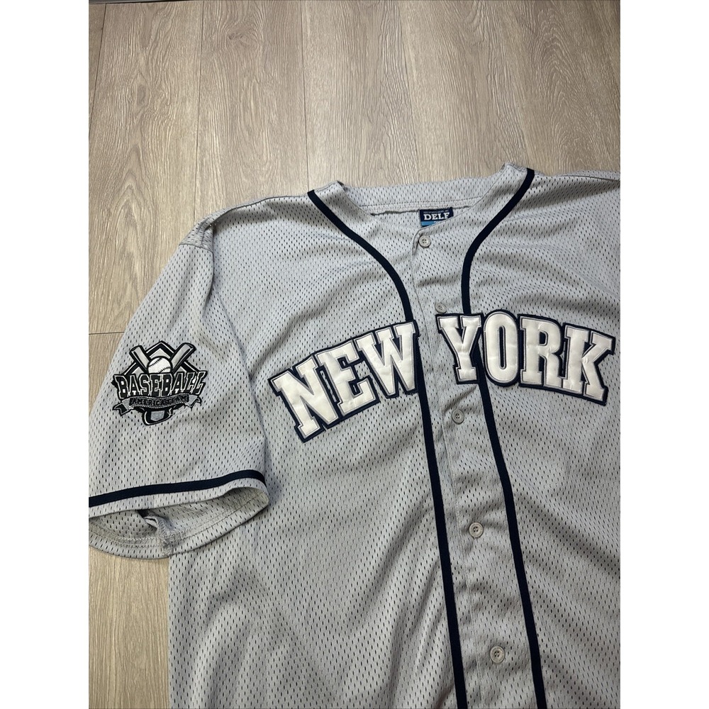 Vintage NY Yankees Jersey Derek Jeter Streetwear 90's Y2K Size XXL‎ 2XL Rare!